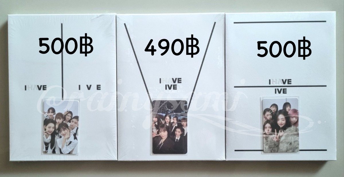 rainysami_'s tweet photo. พร้อมส่ง wts

♡ starship square ssq set 9 mv เบเน บั้มไม่แกะ

jewel + การ์ด mv
- เรย์ 660฿
- ยูจิน 540฿
- กาอึล อีซอ 500฿

*การ์ดมีตำหนิจากโรงงาน
- วอนยอง 800฿
- ลิซ 420฿

บั้ม + รูปรวม
- ราคาตามภาพ

บางใบอาจมีรอยขนแมวรอยขีดข่วนขอคนไม่ซี

📮ราคารวมส่ง

สนใจ dm ได้เลย
#ตลาดนัดive https://t.co/SAytla0qhN