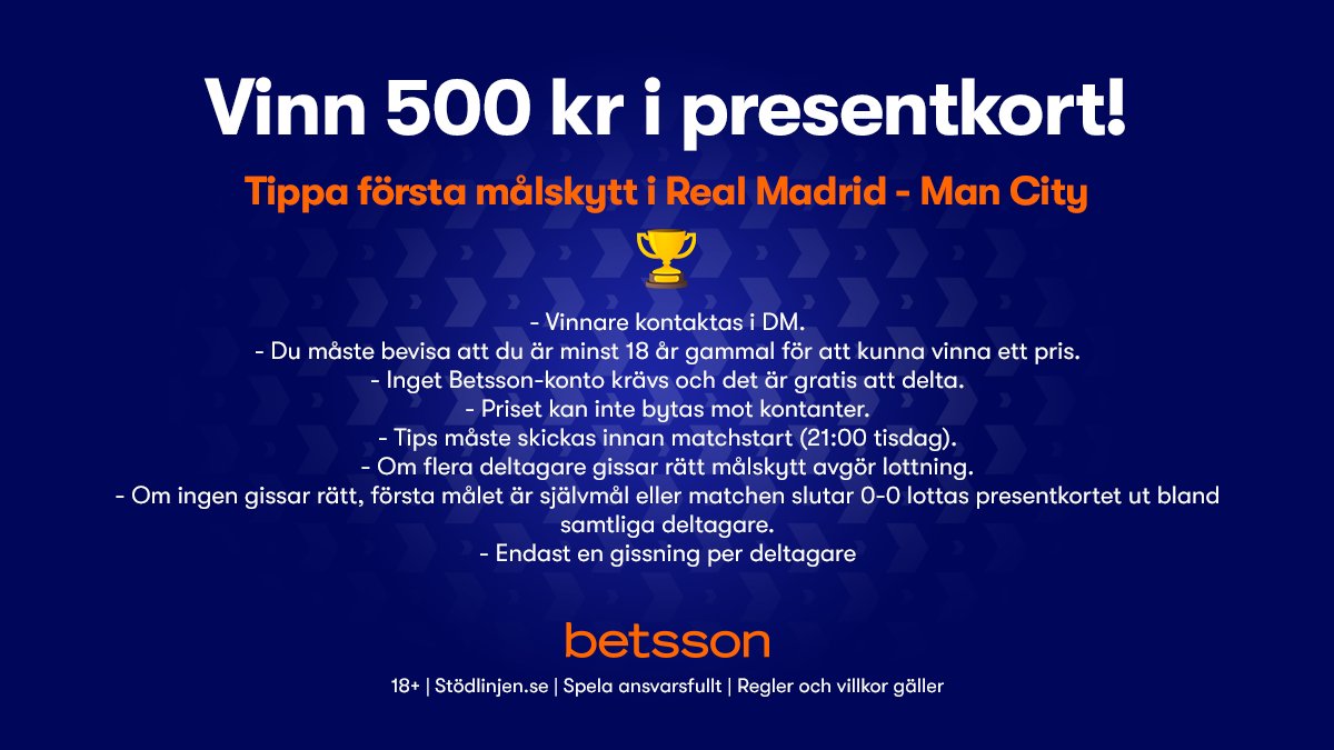 Betsson 🇸🇪 tweet media