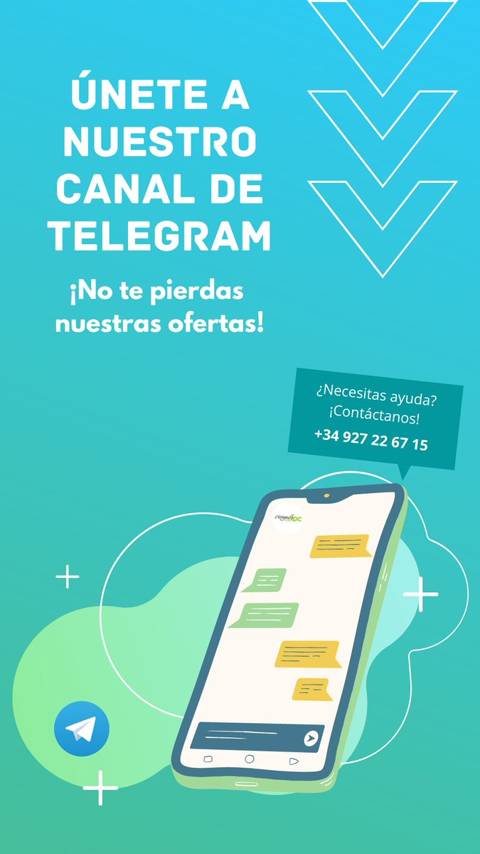 SegundaManoPC's tweet photo. https://t.co/xBFo91cPYr
Únete a nuestro canal de Telegram y comienza a disfrutar de todos los beneficios que tenemos para ofrecer. ¡Te esperamos! 📲
#telegram #descuentosespeciales #ofertas #canaltelegram #segundamano #ordenador #portatil #reacondicionado #productosinformaticos https://t.co/e03YrRHXKL