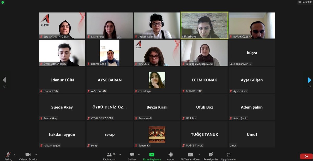 aagelisim's tweet photo. Karadeniz Teknik Üniversitesi “All in One” vaka analizi yarışması kapsamında  katılımcılar, Kurumsal Gelişim Uzmanımız Elif SARIKAYA ile ekip gelişimi müdahaleleri konusu kapsamında Sebebi Sensin vakasını çözümlediler. Etkinlikte emeği geçen herkese teşekkür ederiz.
#Vakanalizi https://t.co/jRMaYLNnS6