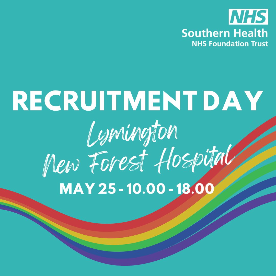 hiowhcareers's tweet photo. 📣 RECRUITMENT EVENT 📣 #LymingtonNewForestHospital have a recruitment day on May 25 from 10am - 6pm and we are looking for... #StaffNurses 💙 If you are a #Nurse and interested in working at our fantastic hospital, please register your interest here 👉 https://t.co/QbLgkFSotx https://t.co/yu8Sdv1ieo