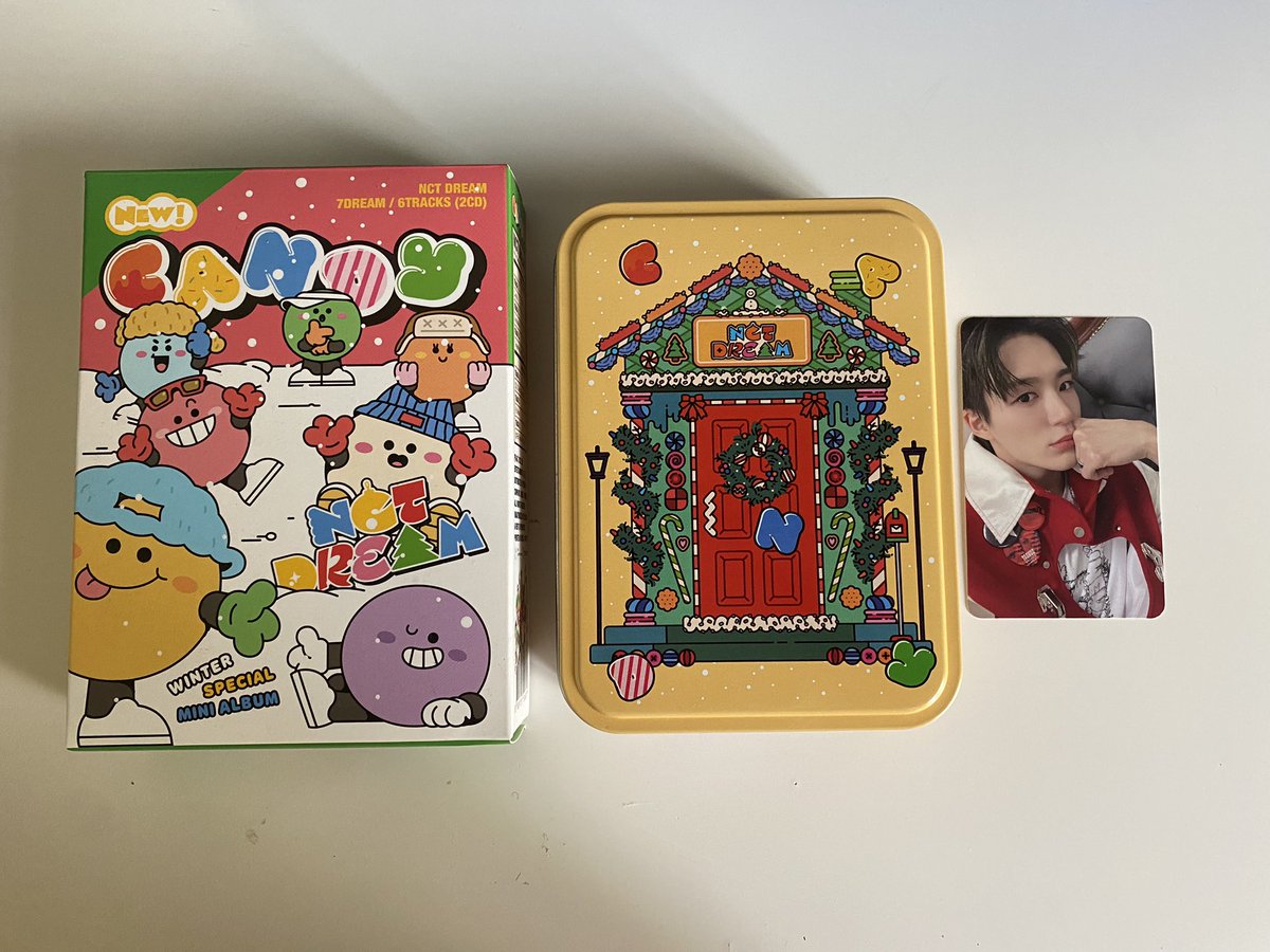 mintchocobbh's tweet photo. Please help retweet! 💚
[WTS] [LFB] Want To Sell | MY Malaysia 🇲🇾 

NCT DREAM Winter Special Mini Album [Candy] Special Version

Jeno Photocard

Album full set and unused CD 

#pasarNCT #pasarnctmy #wtsnct #NCT #Jeno https://t.co/wNrwWMQtOt