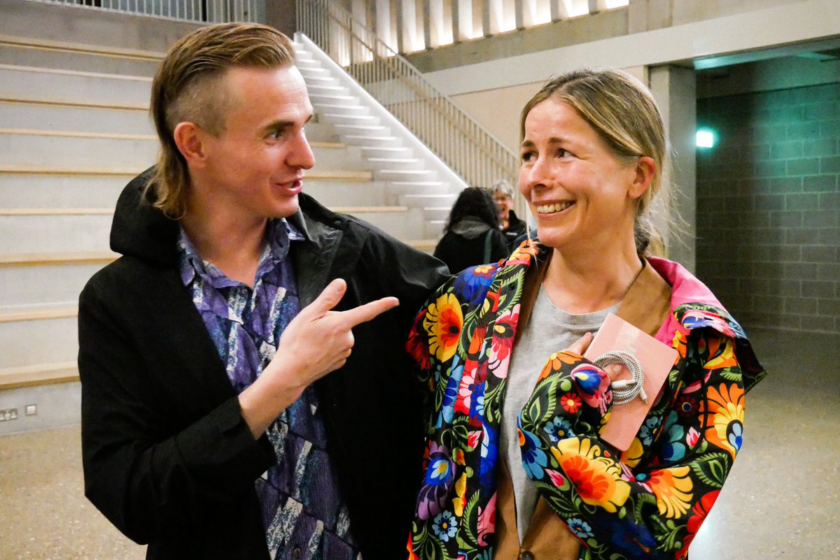 stevenjfowler's tweet photo. Lovely pics of #MariaBarnas and myself after our collaboration @europepoetfest Flanders @writerskingston thanks to @DutchLiterature #newdutchwriting. An amazing poet she is, so much fun https://t.co/bhQNNROx6O