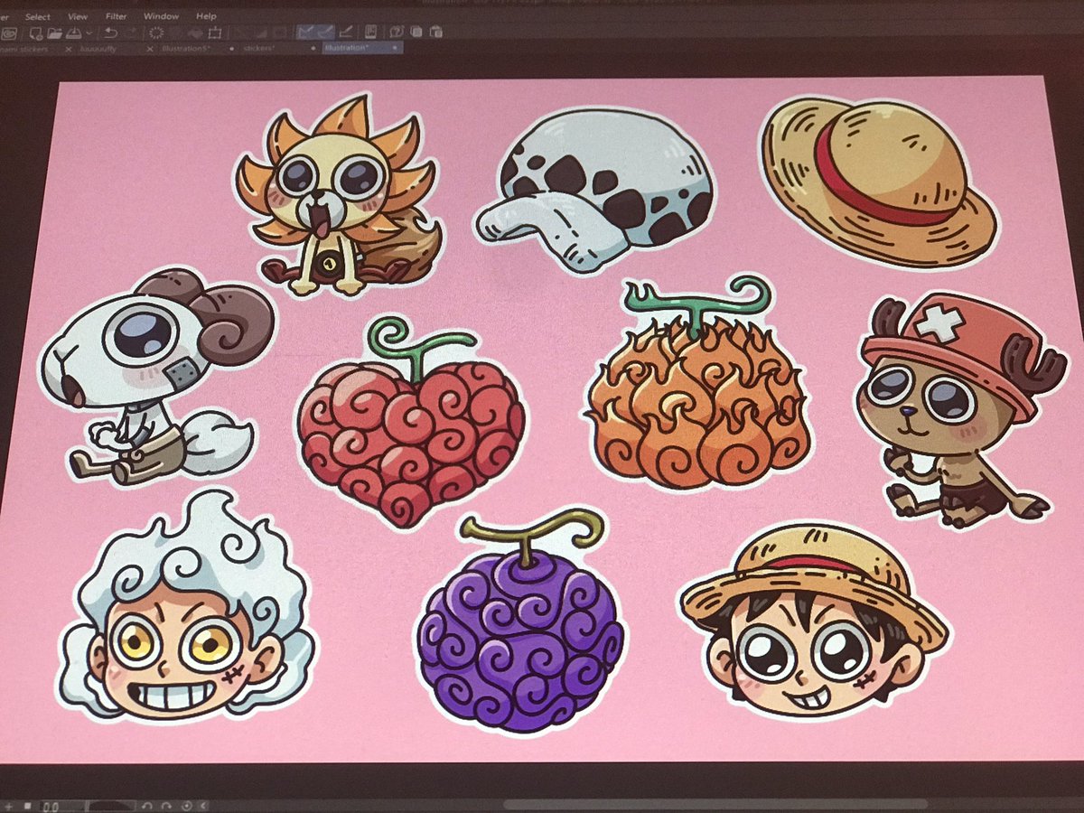 alyabunnyOP's tweet photo. SOME #ONEPIECE STICKERS I’LL BE PRINTING FOR MY BOOTH SOON!!! https://t.co/3WxdgUUjr8