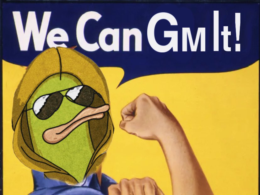 GM everyone 💪

Say it back bc you can GM it