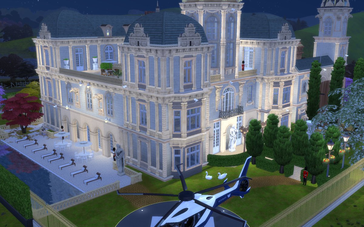 BluthIndustries's tweet image. This has been a long time coming but finally uploaded my latest royal castle up on the gallery origin ID:jrsdls1124 . An opulent hunting castle for my royal family, over 4 levels with no detail spared #ShowUsYourBuilds #simmersdigest #harlix #richsims #bluthindustries #TheSims4
