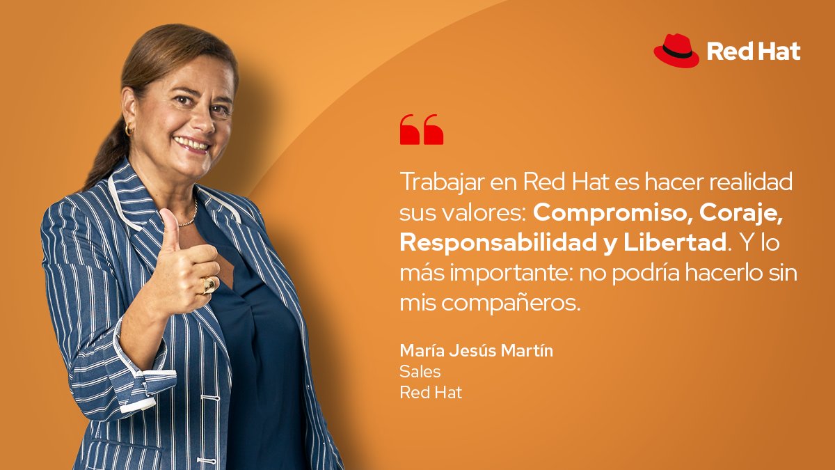 RedHatIberia's tweet photo. Sin duda, ¡Red es más que un color! Descubre cómo es vivir los valores de @RedHat y trabajar con personas que se apasionan por tener un impacto en el mundo del #CódigoAbierto.

Porque Red es más que un color.
#RedIsMore

https://t.co/JPP8HA8odF https://t.co/H6Kb8M7KI3
