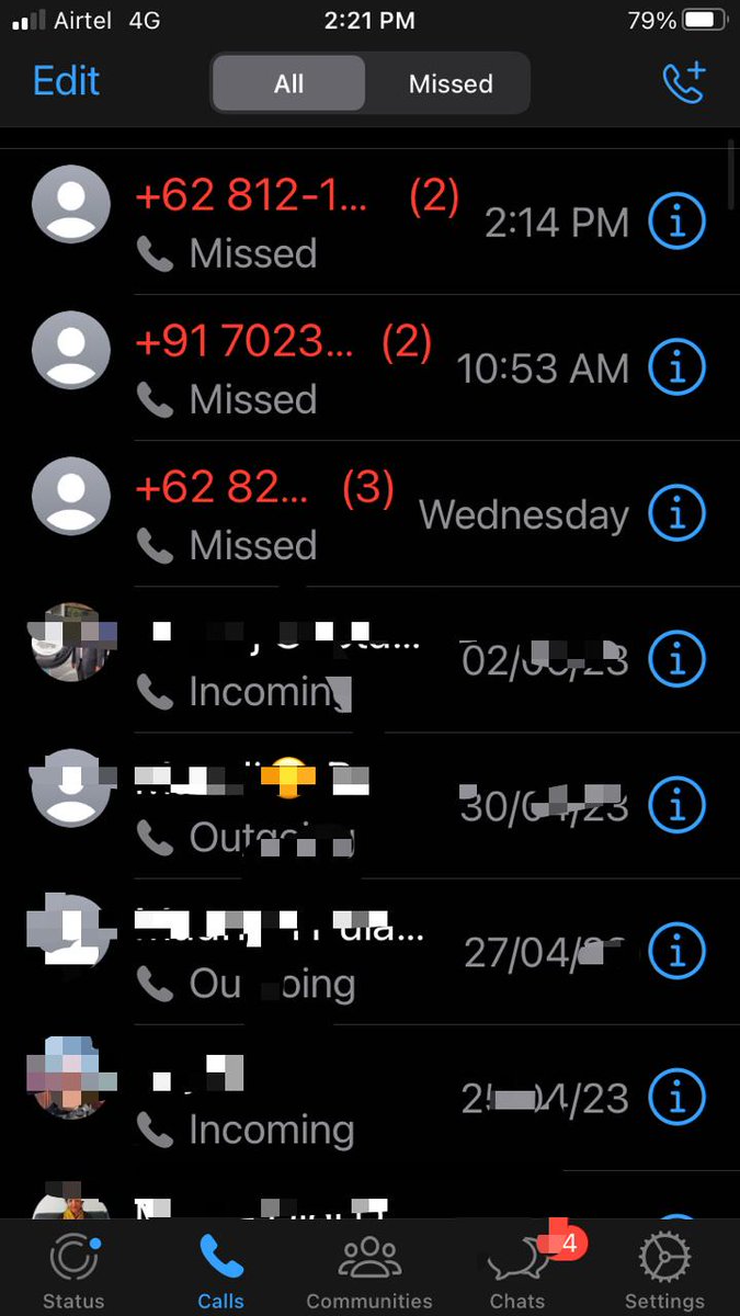 mgupta23's tweet photo. @MahaCyber1 continuously getting these international calls. Clearly our data has been sold https://t.co/Lw6wYHn8bG