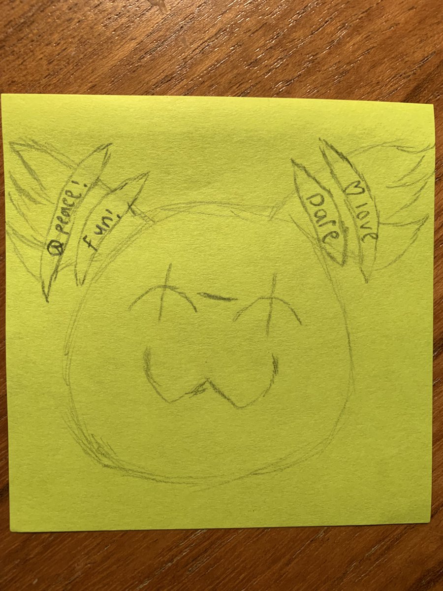 Hello people <3 Enjoy my attempt at drawing the In-Training form of Levin. Lil squishy orb lad with his tail bands moved to his ears and the start of his eye markings forming on his squishy orb face!