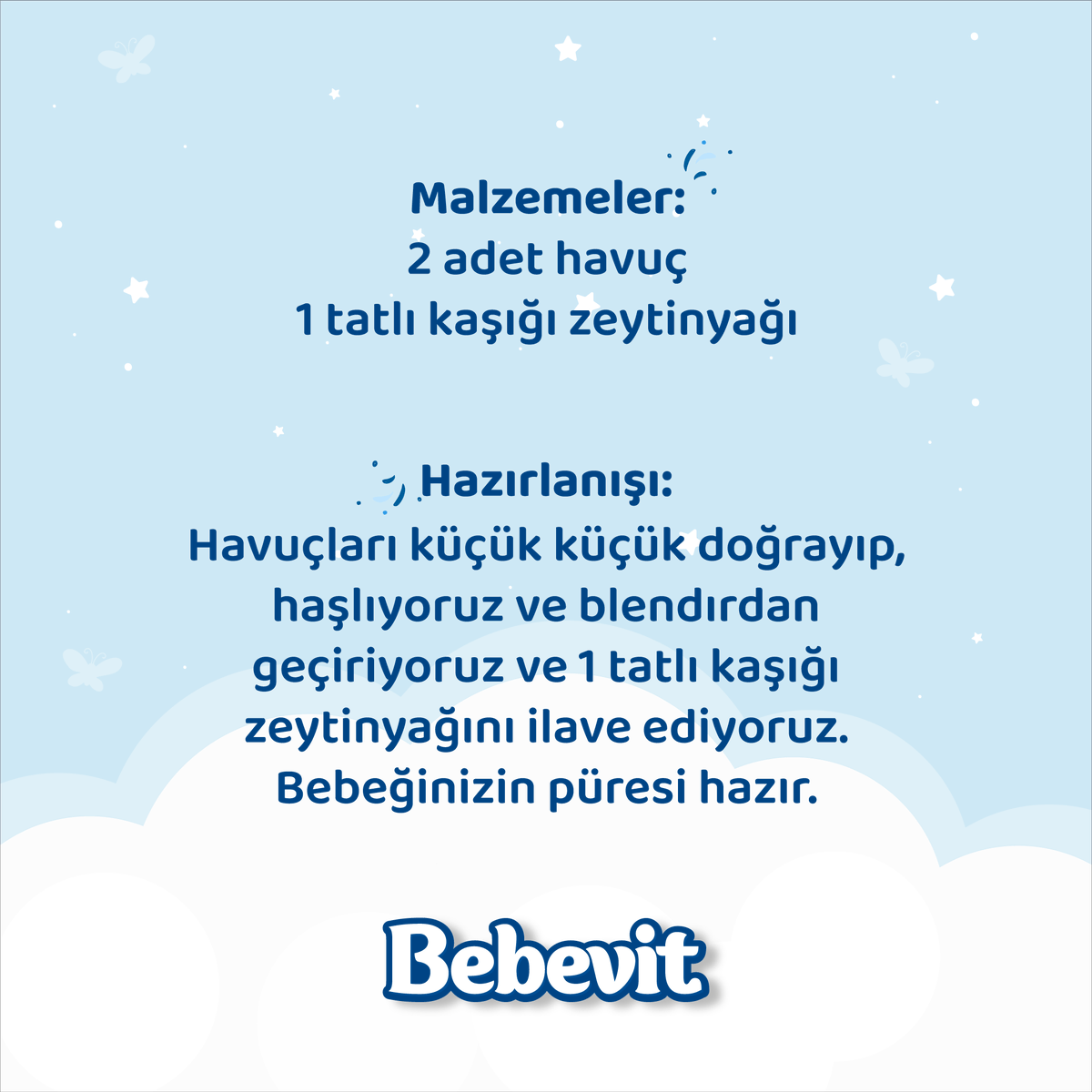 bebevit's tweet photo. Bebeğiniz için hazırlayabileceğiniz;
Havuç Püresi Tarifi 🍽
Afiyet olsun!

#anne #bebek #ekgıda #bebekbeslenmesi #ekgidayageciş https://t.co/3rDnS6kiLw