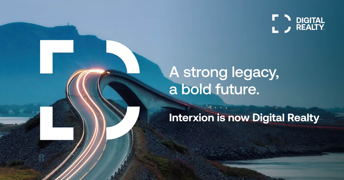 Our key priority is to focus on becoming a unified global company and retain that important local presence for our customers. 

We began rebranding Interxion to Digital Realty and we are closer than ever to becoming one! 

digitalrealty.com/about 

#TheDataMeetingPlace
