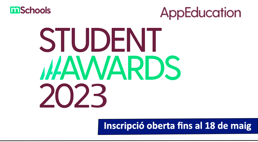 xtec's tweet photo. Recordeu el termini per participar en l'#AppEducation dels #mSchoolsStudentAwards 2023. Esperem els vostres projectes! En aquest enllaç podeu accedir al formulari d'inscripció.
📅 Fins al 18 de maig.
🔗 https://t.co/FIiddwhRUv
#AlsCentres https://t.co/YW3LiDXhJG