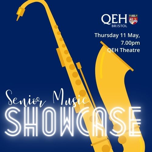 Remember to book your FREE tickets to the Senior Music Showcase on Thursday 11 May! It's your last chance to hear our talented Year 13 musicians perform before they head off on exam leave. Click the link to book ow.ly/m7C650O04ho <a href="/QEHMusic/">QEH Music</a> #QEHPerformance #QEHCommunity