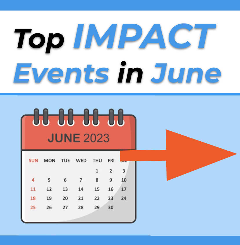 Here's my round up of #impact #events in June, for #sustainability #leaders, professionals, #impactfounders #fundraising and #impactinvestors keen to network on #climate solutions and more.

🧵1/18