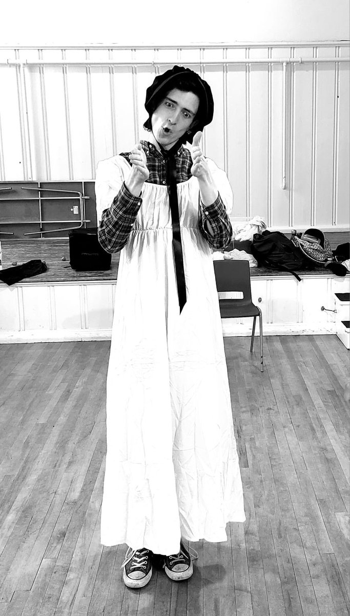 JamesAlston5's tweet photo. This week we embark on @ThePantaloons adaptation of “Emma”!

When will the mysterious Frank Churchill return? Who will win the audience game show segment and claim the mystery prize? Will Emma achieve a sense of self-awareness by the end????

Dates &amp; tix: https://t.co/vaGXW0KH9z https://t.co/EUS0zgKbLf