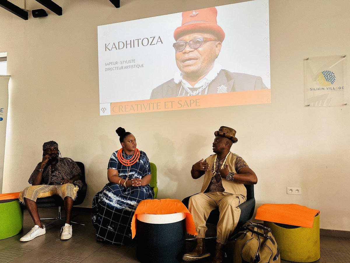 BelgiqueRDCongo's tweet photo. Découverte de l’incubateur BILAM, lancé par la belgo-congolaise Valia Ndelela🇧🇪🇨🇩, qui accompagne les entrepreneurs dans la filière du textile.🪡🧵

Une Masterclass a été organisée à @SilikinVillage avec Charlotte Kambeya, ancienne responsable d’Atelier de @NatanCouture.👗🇧🇪 https://t.co/3HAbH4kMQx