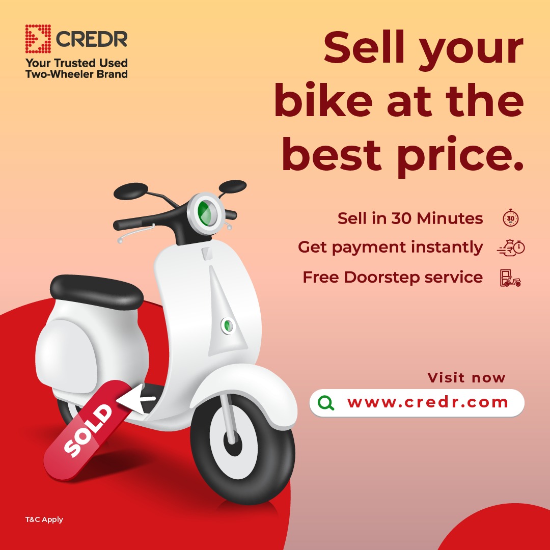 Don't wait any longer to get the best deal on your used two-wheelers. 🏍🏍 Visit us now and take advantage of our fast, easy, and convenient service. We guarantee you won't regret it!

#SellYourBike #BikeSale #Bangalore #Pune #SecondHandBike #UsedBike #SellMyBike #SellYourBike