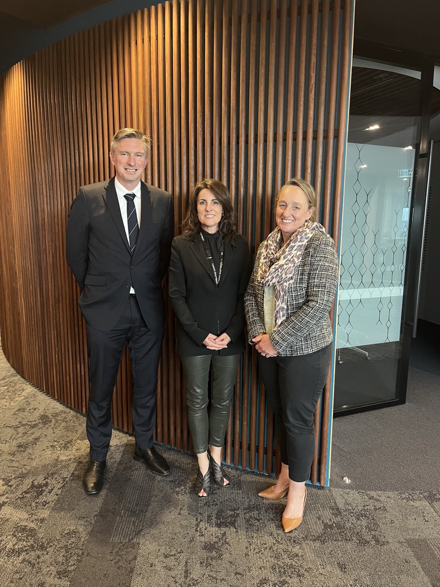 Our CEO Dr Aleisha Davis &amp; Director of Community Engagement David Brady met with Minister for Disability Services the Hon Jo Palmer MLC in Hobart to provide an update on the progress in supporting families and the pathway to the Shepherd Centres two upcoming permanent centres!