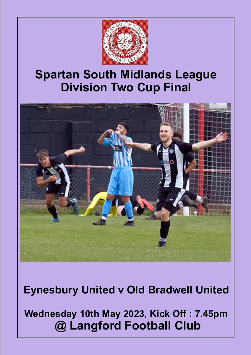 The last of this season's SSML Cup Final programmes has been sent to the printers