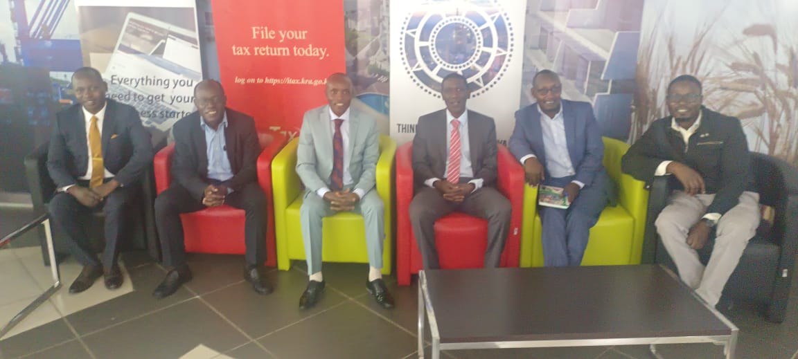 Joachim Tamaro, Dr. Patrick Lumumba Saisi former Deputy Governor vihiga, Benard Nyamwaro, Rogers Amisi Secretary KenInvest, Evans Kipngetich CEO <a href="/iMAPIntlKE/">IMAP INTERNATIONAL L</a>, <a href="/jackanyuro/">Jackson Anyuro</a> meeting at <a href="/KenInvest/">Kenya Investment Authority (KenInvest)</a> on renewable Green Energy and potential opportunities.