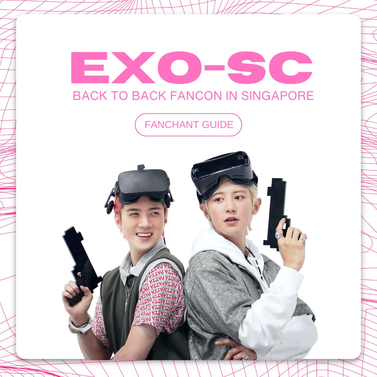 aeriarcade's tweet photo. D-8 💗 EXO-SC Back to Back Fancon in Singapore

Together with @EXOSCUnion, we have put together a fanchant guide. Let's welcome Sehun and Chanyeol with our loud cheers!
You may download the PDF copy here 👇
https://t.co/4XnEwHi2ly

#EXOSCinSG #EXOSC_BackToBack https://t.co/rFLetQEDuH