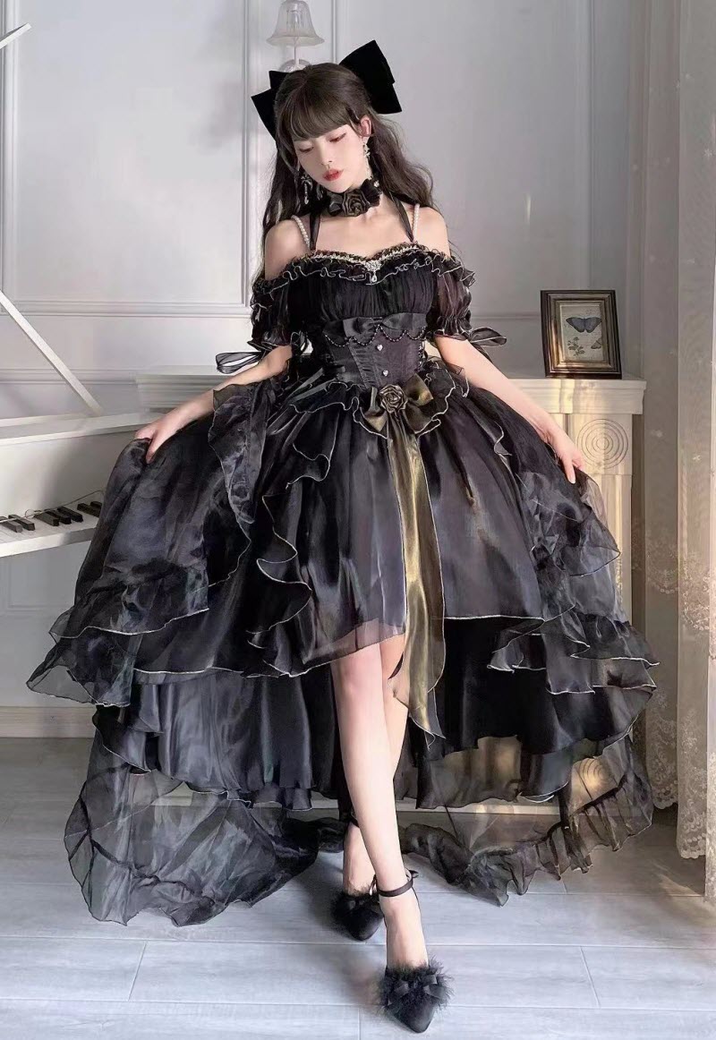 LolitaWardrobe's tweet photo. 【-Midsummer Dreamland-】 Lolita Dress Set

◆ Shopping Link >>> https://t.co/h4qtwGyYnL https://t.co/GVVcOcAGLW