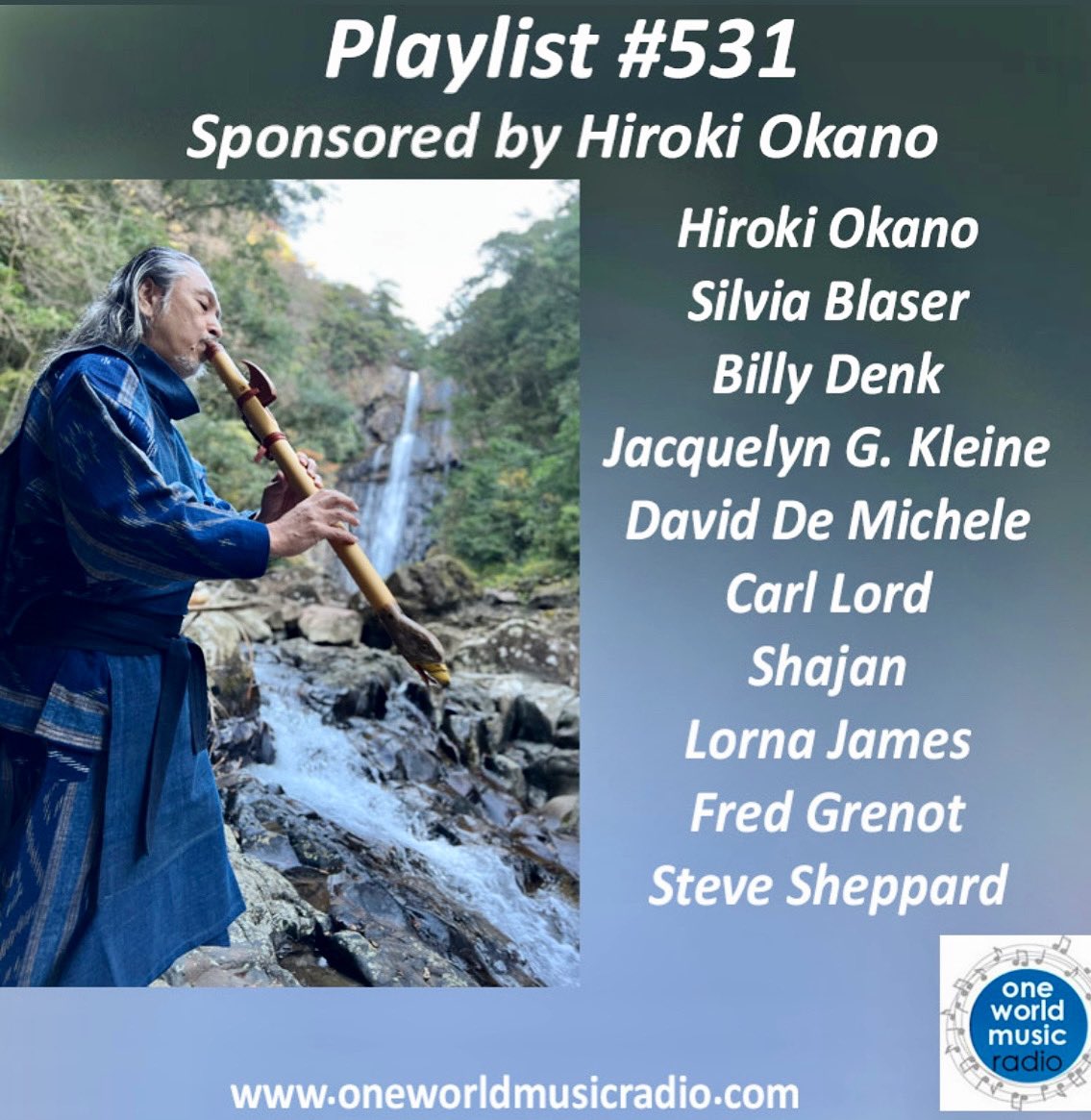 okano_hiroki's tweet photo. 英国OneWorldMusicRadioで私のsponsored playlistが公開されました。是非お聴きください！

My sponsored playlist has been featured on OneWorldMusicRadio in the UK. Please give it a listen!

https://t.co/ven3EyHh3M

#owmr 
#newmusic 
#playlist
#flute
#hirokiokano
#岡野弘幹 https://t.co/jwZOytYerB