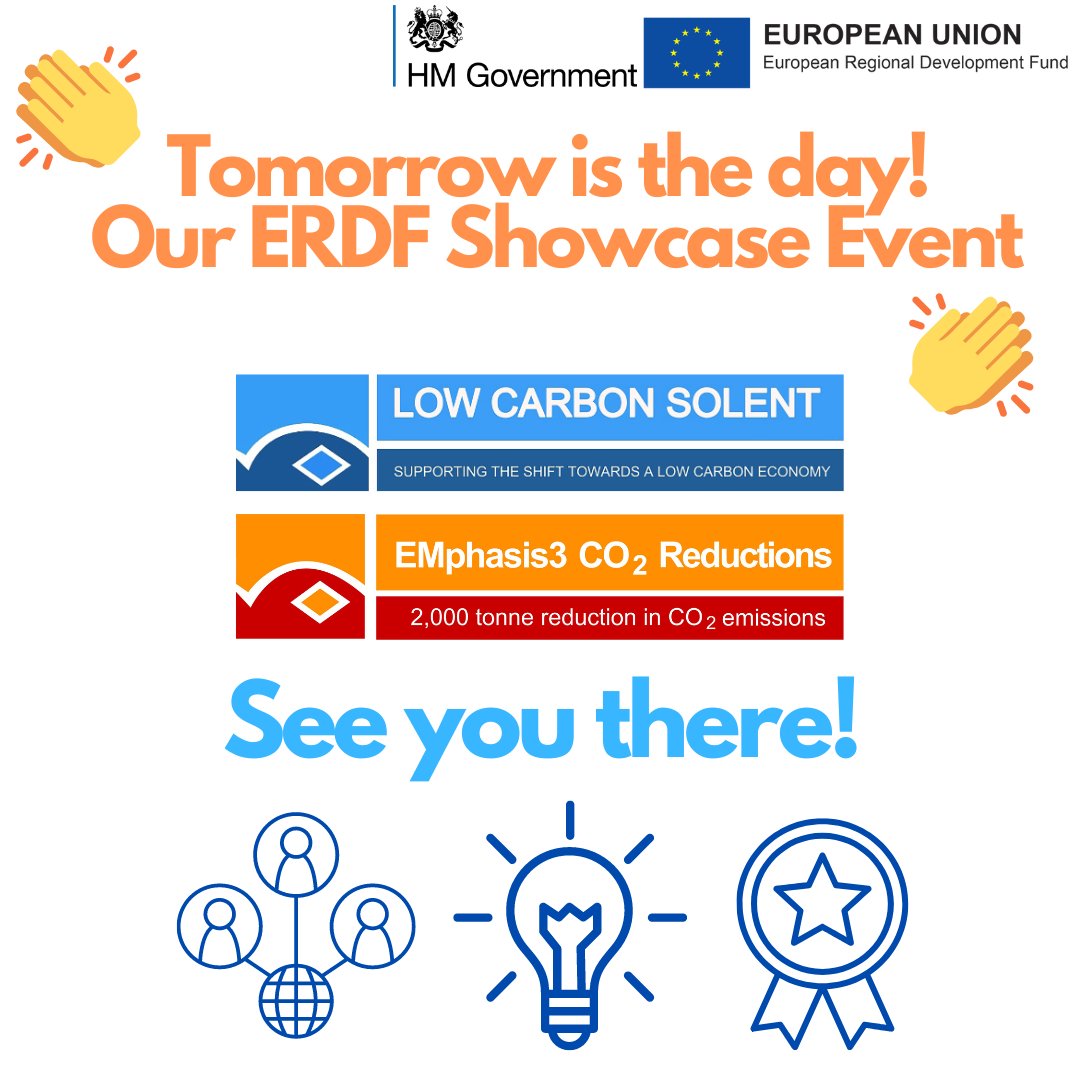 Tomorrow is our ERDF Showcase Event! We cannot wait to celebrate with you 😁 👏 Portsmouth Football Club, Fratton, 11:30-18:00 lnkd.in/eTGUdzJ3