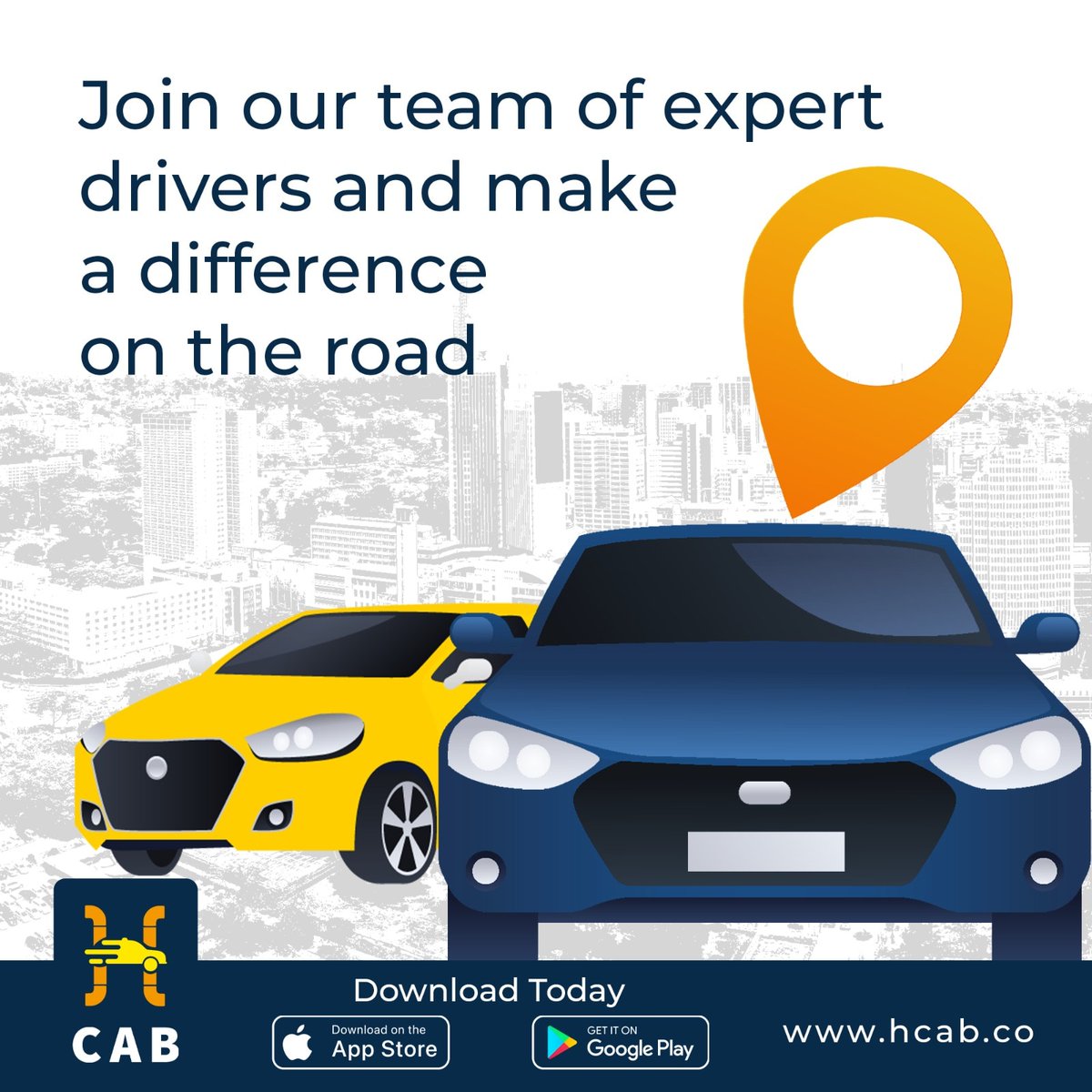 Introducing our new taxi app ,where the only thing faster than our rides is our sense of quality services! Join our drivers and be part of our community, download #HCab Today!!

hcab.co

#HCab #HustlerOpportunities