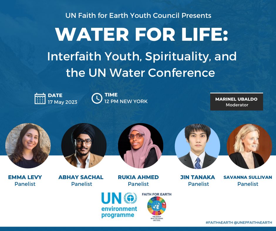 Working with @UNEPFaith4Earth youth to tell stories about why climate justice matters to young people of faith. 

Join us May 17! 

#Faith4earth #climatejustice #youngleaders
