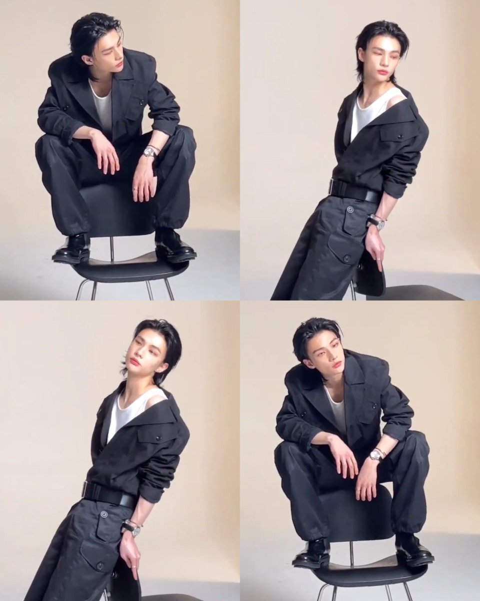 hyunjinpost's tweet image. he is insanely beautiful