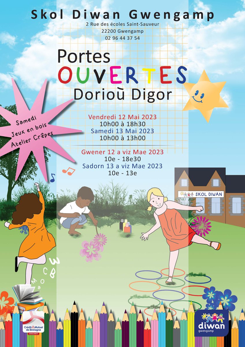 DORIOÙ DIGOR! Portes Ouvertes !