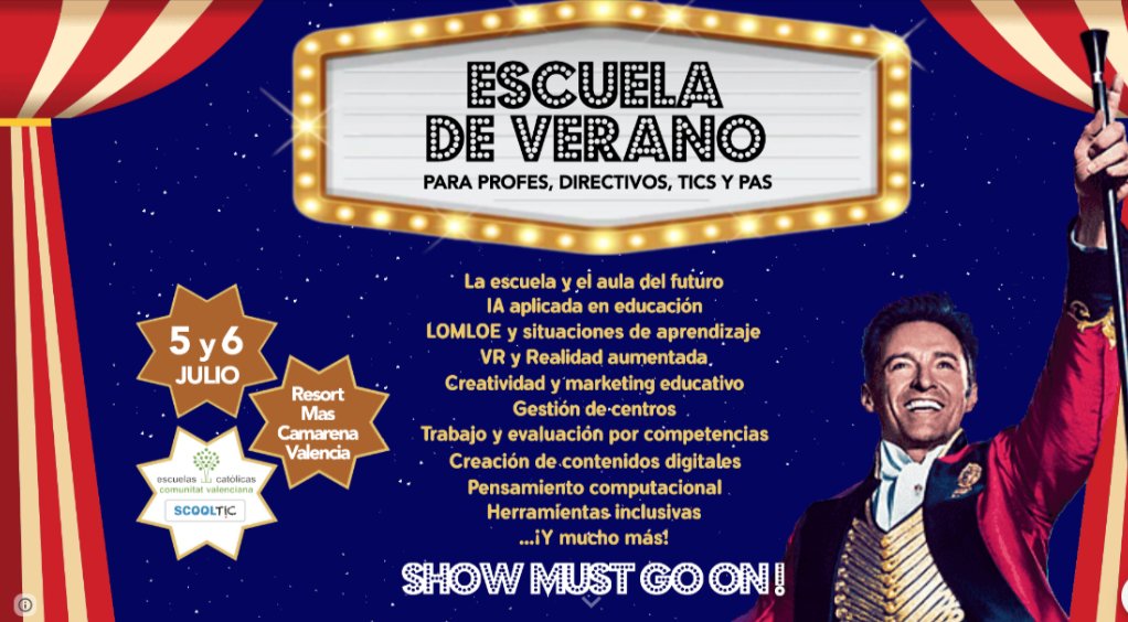 ¿Estás preparado para adentrarte en otra forma de entender la #formación ? <a href="/escacv/">EscuelasCatolicasCV</a> <a href="/ScoolTic/">Scooltic</a> Este año no te lo puedes perder. Porque no lo vas a olvidar.