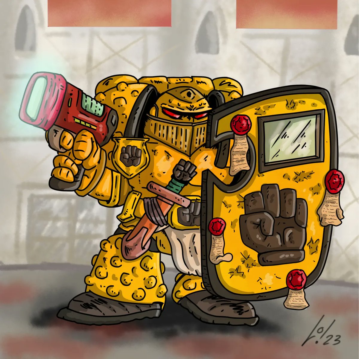 luisconlapiz's tweet photo. Como buen Puño Imperial te toca aguantar el chaparrón.
Me encanta el Lore de #warhammer40k y me apetece dibujar un marine de cada legión
#wh40k #imperialfists #puñoimperial #warhammer #wh40klore #spacemarines #astartes #dibujar #draw #digitalart https://t.co/gF90YNp8kB