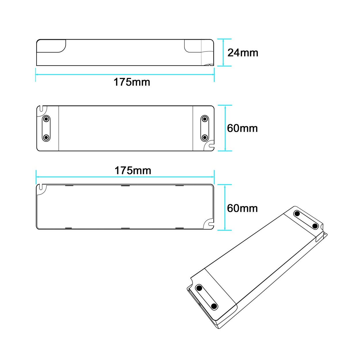 KSPOWER®-PUT Series 20W-60W Constant Voltage Triac Dimmable LED driver, compatible with Lutron and Leviton Dimmers, for Cabinet LED Lighting, Class 2, UL certified

#KSPOWER #ZHENHUAN
Sales Director: Alison H
E-mail: power03@szzhpower.com
WeChat/WhatsApp: +86-13632807798