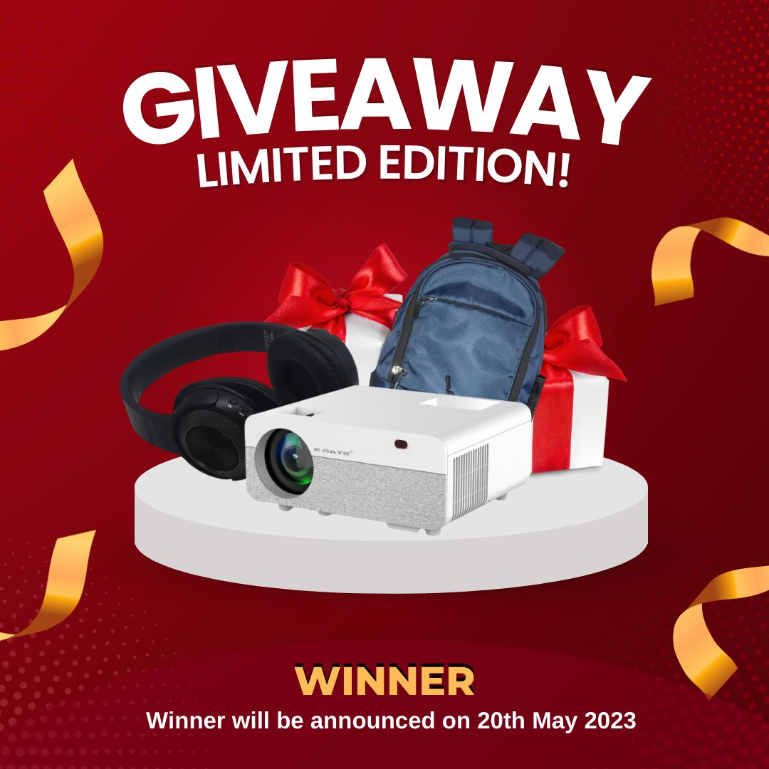 Giveaway Alert 
Check the rules now and start participating.
#Giveaway #giveawayUSER #GiveawayAlert #Giveaways #projector #fullhd #headphones