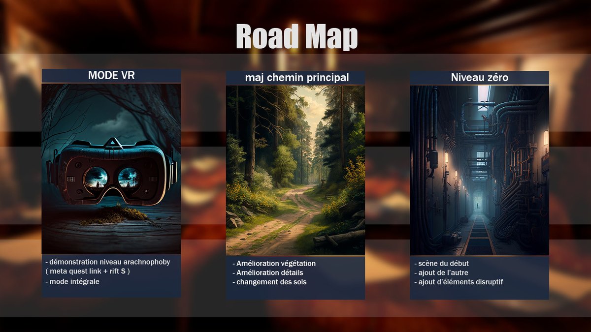 AlphyGame's tweet photo. La preview VR😎 sera bientôt disponible  !! En attendant voici la ROAD MAP des mises à jour majeures à venir⬇️ https://t.co/Dq90NqEKfB