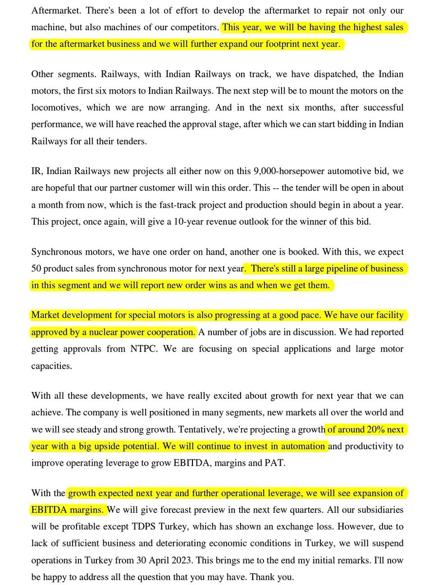 svinod_kumar's tweet image. Booked profits in TD power systems as there are better growth opportunities available.  

It's one of those stocks where I invested purely based on the concall!!

Identifying multiyear breakout stocks &amp;amp; reading their concalls is a great money-making combo!!
#Goodresults
