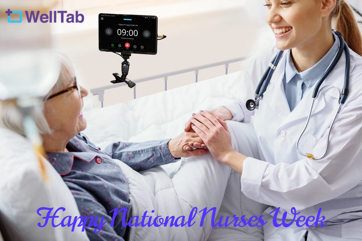 To all the incredible nurses out there! Your tireless efforts and unwavering commitment to #PatientCare make all the difference. At WellTab, we could have never done it without you. Thank you for being the backbone of our #healthcare system! #NationalNursesWeek #ThankYouNurses