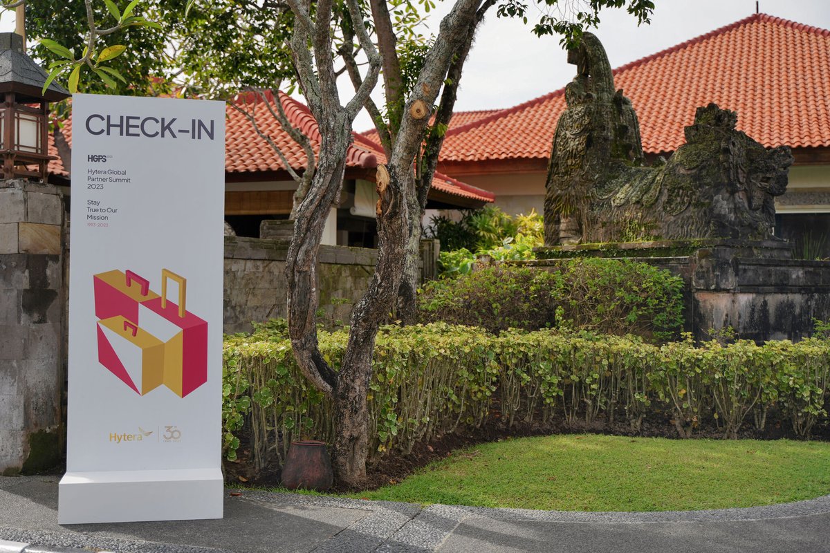 HyteraHYT's tweet photo. We're all ready, and waiting for you to join us at this week's Hytera Global Partner Summit 2023 in Bali, Indonesia!
Over the coming days, we will be sharing photos and updates from the event, stay tuned.
#Hytera #HyteraGlobalPartnerSummit #Hytera30 #HGPS2023 https://t.co/87NUHKLt7a