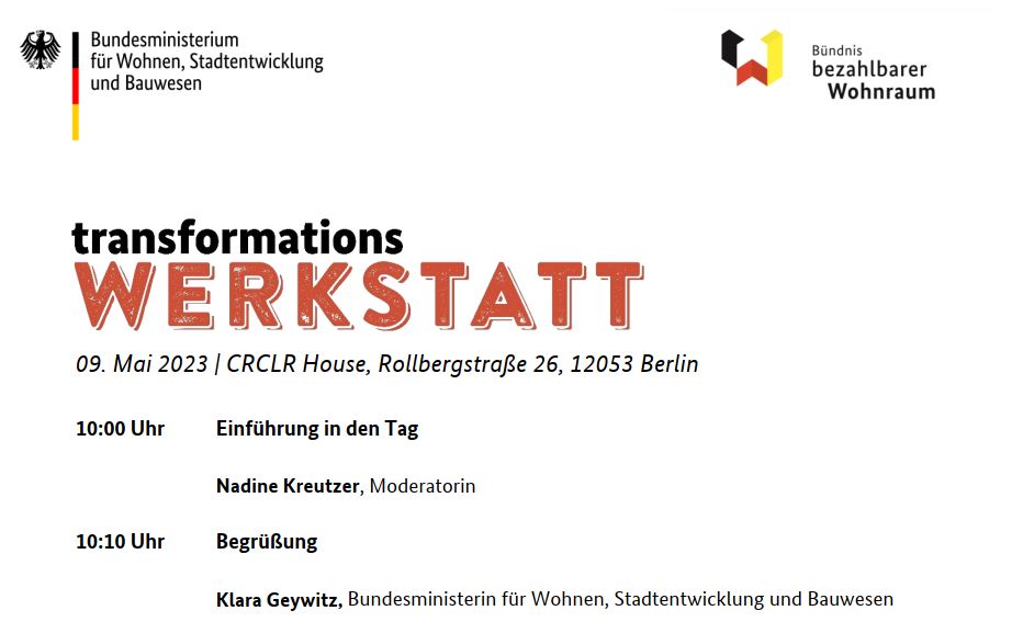 to583's tweet photo. @BMWSB_Bund #Transformationswerkstatt im @CRCLRhouse ...  es tut sich was... @klara_geywitz bringt die passenden Leute zusammen... #Wohnungsbau ... Devise: #MACHEN und nicht #meckern. Ziel: Ergebnisse erarbeiten und auf den Weg bringen ! #neueBaukultur #TOConsulting https://t.co/iM8roD1BAh