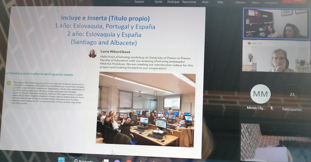 patriciammrico's tweet photo. Se inician las III Jornadas ITE etwinning. Análisis muy clarificador de los problemas que presenta la nueva plataforma y buenas prácticas. Gracias por invitarnos.
@eTwinning_es 
@Erasmusplus https://t.co/9RFACCSF0x