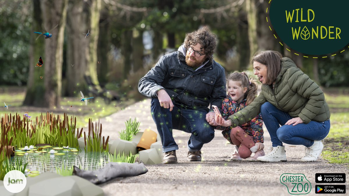 We’re celebrating the magic of nature with an app we’ve created for Chester Zoo!

Wild Wander will get you out and about in Chester, using Augmented Reality to collect virtual species, create and explore habitats and build your own wildlife haven.

Start connecting with nature!