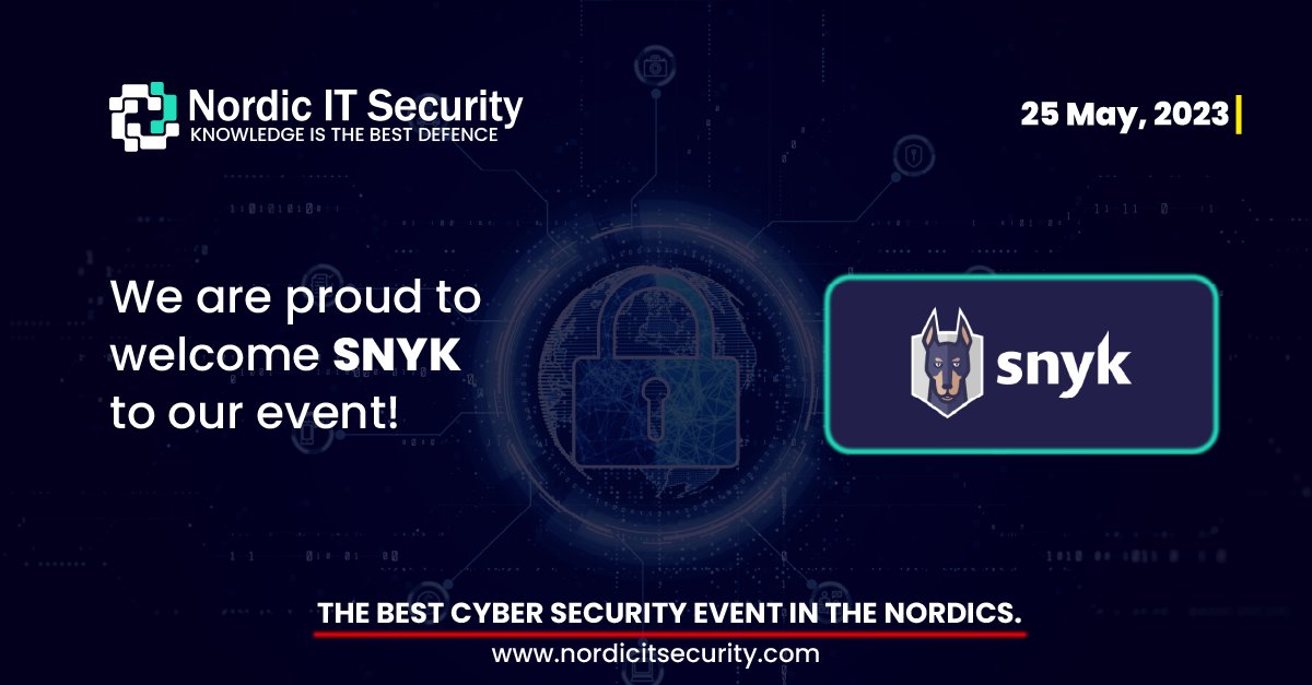 Leader in developer security - <a href="/snyksec/">Snyk</a>  will share with us how their platform automatically integrates with a developer’s workflow and is purpose-built for security teams to collaborate with their development teams. Join us on the 25th of May at the Nordic IT Security.