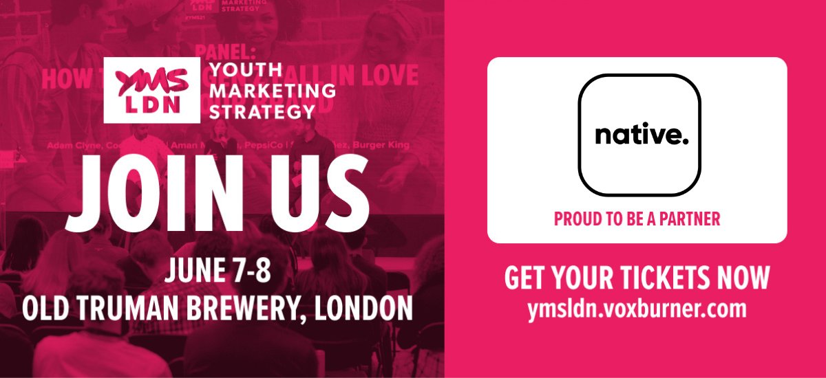 <a href="/voxburner/">Voxburner</a>'s #YMSLDN is just around the corner! On 7-8 June, YMS LDN will be taking over the Old Truman Brewery on Brick Lane. You'll be able to find native at the Student Marketing Track!

Hit the link for more info and a discounted ticket on us: bit.ly/3LHVvHn