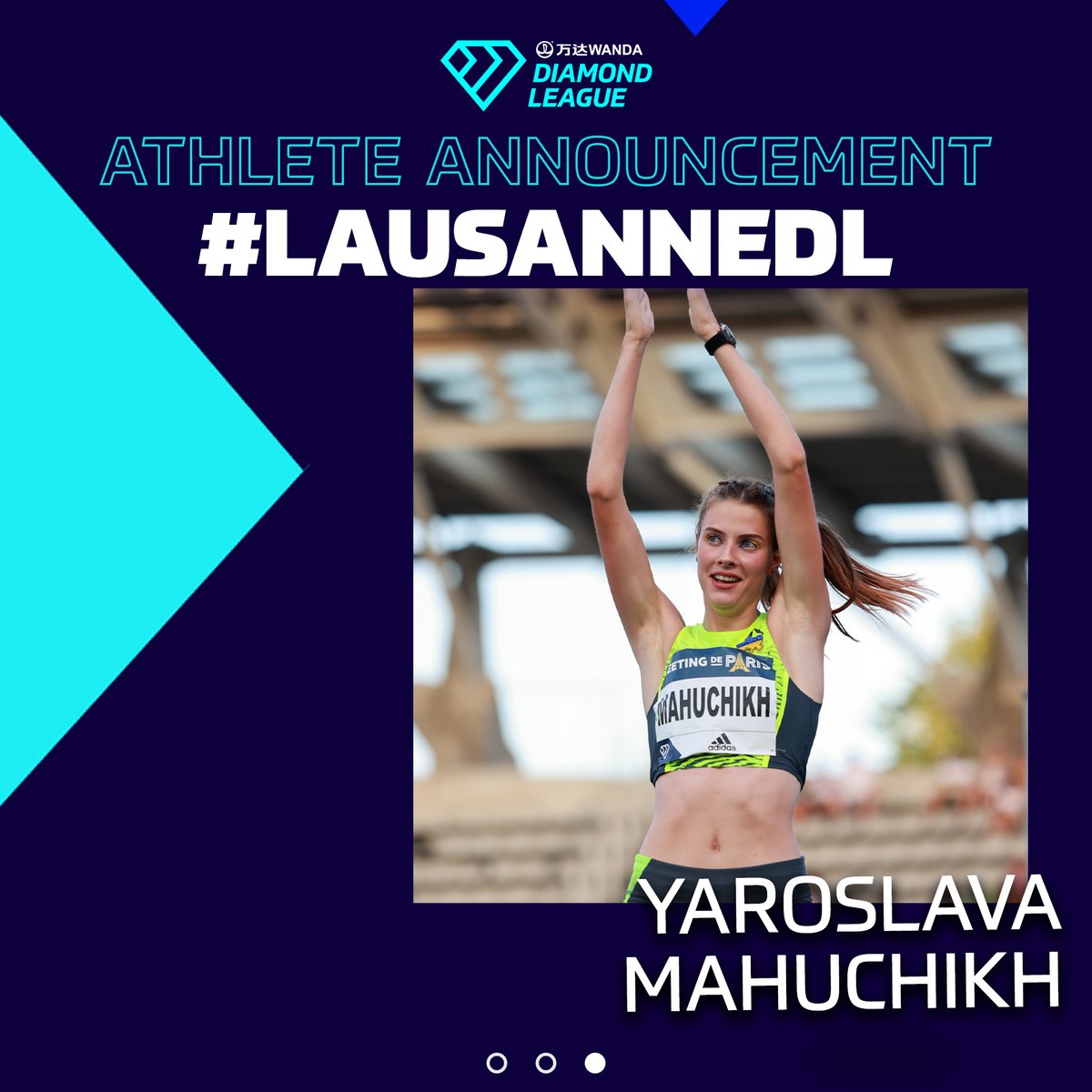Diamond_League's tweet photo. Reigning #DiamondLeague 💎 champion and world 🌎 record holder @Evaglobal01 of Nigeria and Puerto Rico's Olympic champion @JCamachoQuinn will go head to head 😤 in the 100m hurdles at the @athletissima meeting in Lausanne in June 🔥 

#LausanneDL 🇨🇭