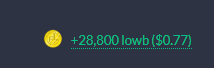 很高兴收到了 $Lowb 的空投 <a href="/loser_coin/">lowb</a> 非常符合我的定位