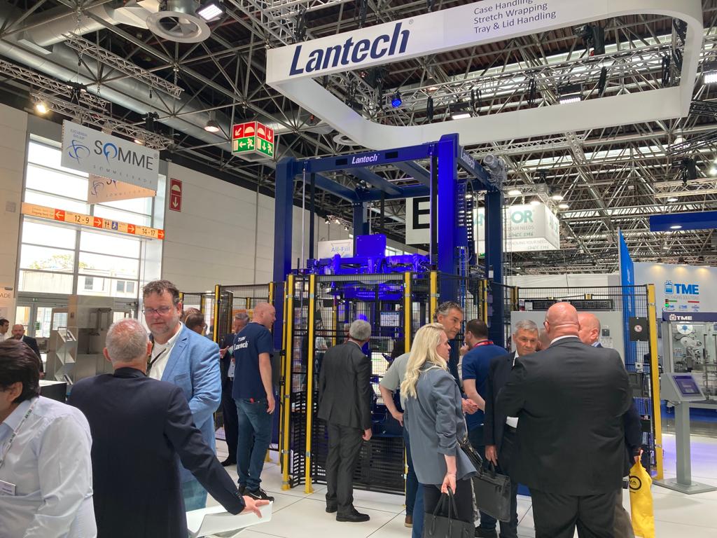 LantechCom's tweet photo. Come and see at Interpack Hall 13, Booth D47 Lantech’s RL Automatic stretch wrapper. This ring style stretch wrapper is what you need to achieve maximum productivity. #sustainability #interpack #Lantech 

https://t.co/E2FCJrNsyR https://t.co/3DhOyJrmVM