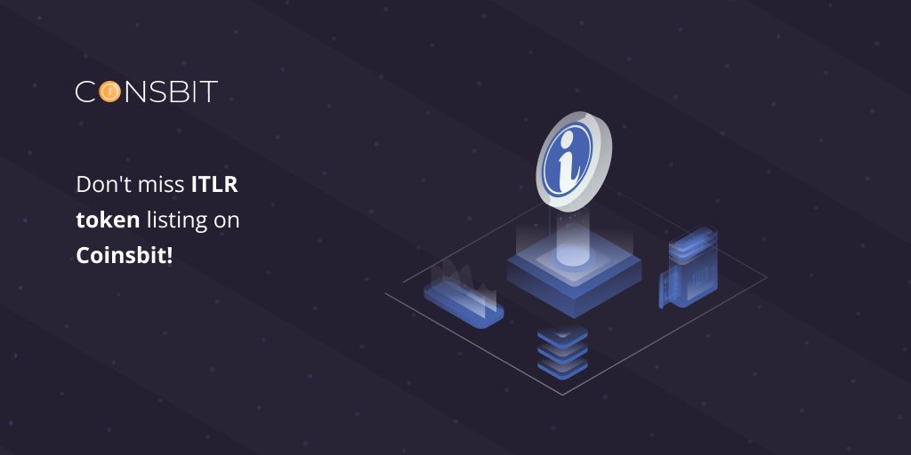 c0insbit's tweet photo. 💥 Dear users, we are glad to inform you that ITLR token will be available on Coinsbit on 10.05.2023!
💵 Pair:
ITLR/USDT
✅ To get more info: https://t.co/UB2zDYDHch
🌈 Stay tuned to get updates and latest news from Coinsbit!
#Coinsbit #Listing #ITLR https://t.co/iAkZl6NZ13