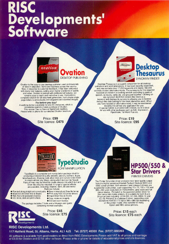 OldTechAdverts's tweet photo. From Acorn User Mar 1993 Issue.
https://t.co/Kt40gh1DRN
#bbcacorn https://t.co/t8Oaphe5Dt